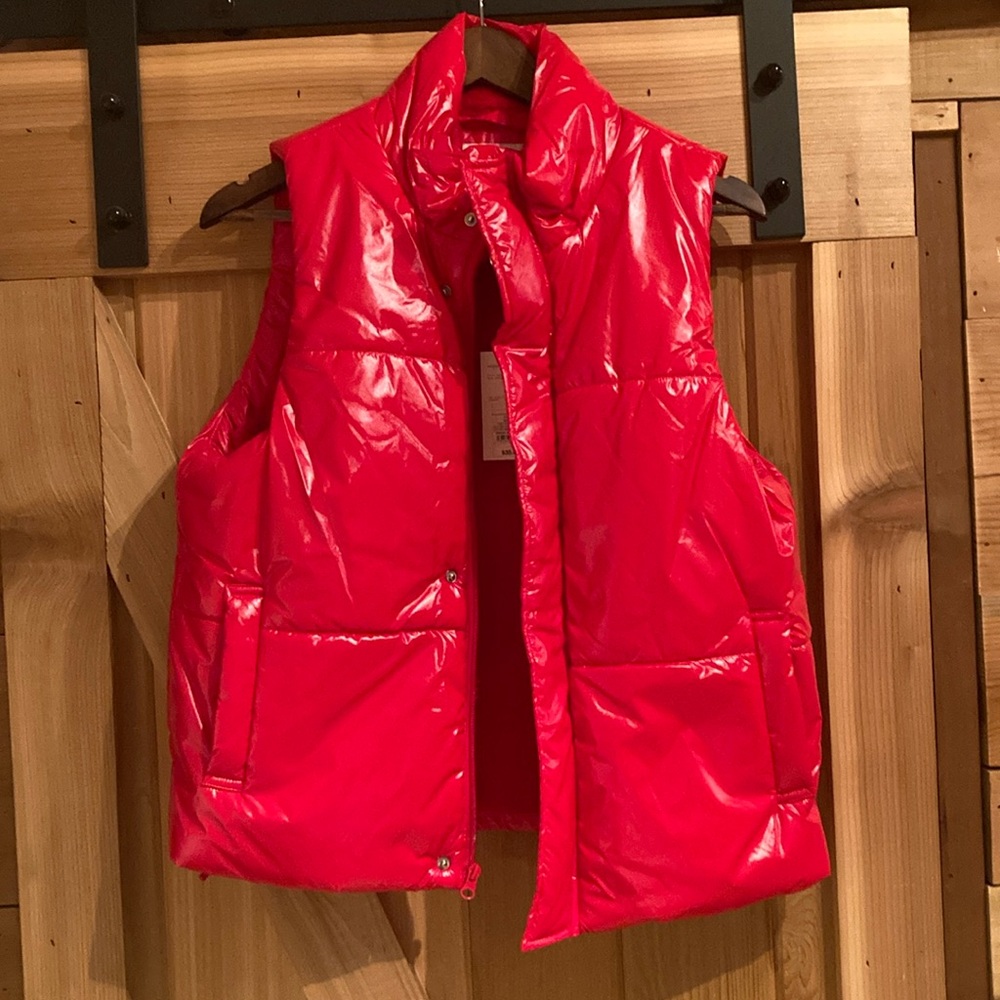 A new day red puffer vest-small